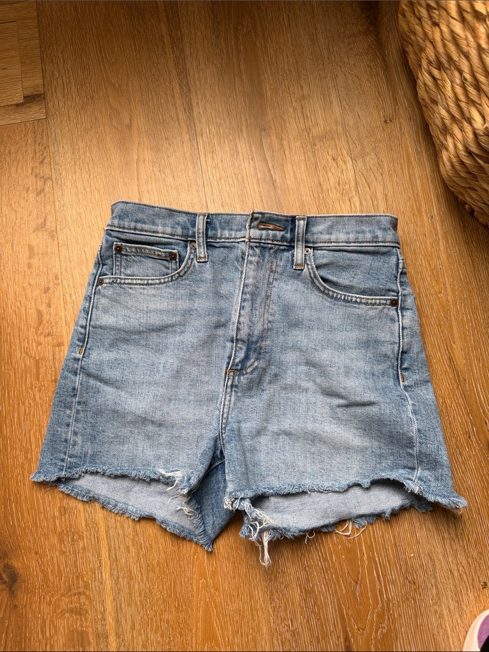 Denim Forum Light Blue Denim Shorts